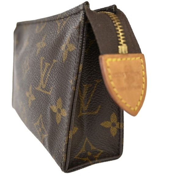 LOUIS VUITTON Poche Toilette 15 Clutch Pouch Bag Monogram Leather M47546 60KA013 - Picture 5 of 16